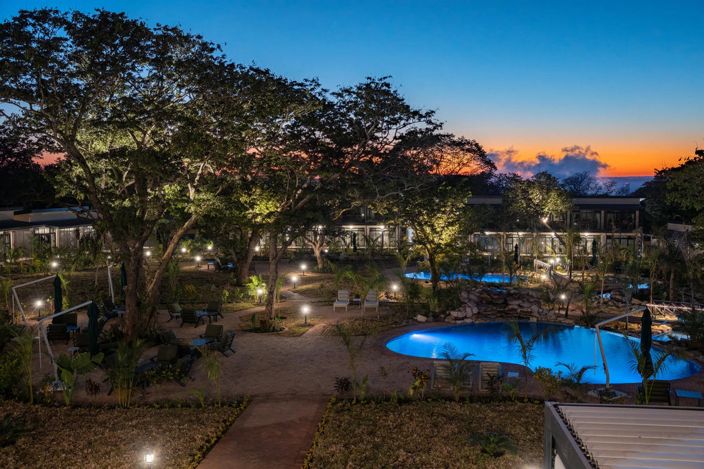 Waterfalls Lodge - Sunrise at Waterfalls Lodge, Victoria Falls (Zimbabwe), Zimbabwe.