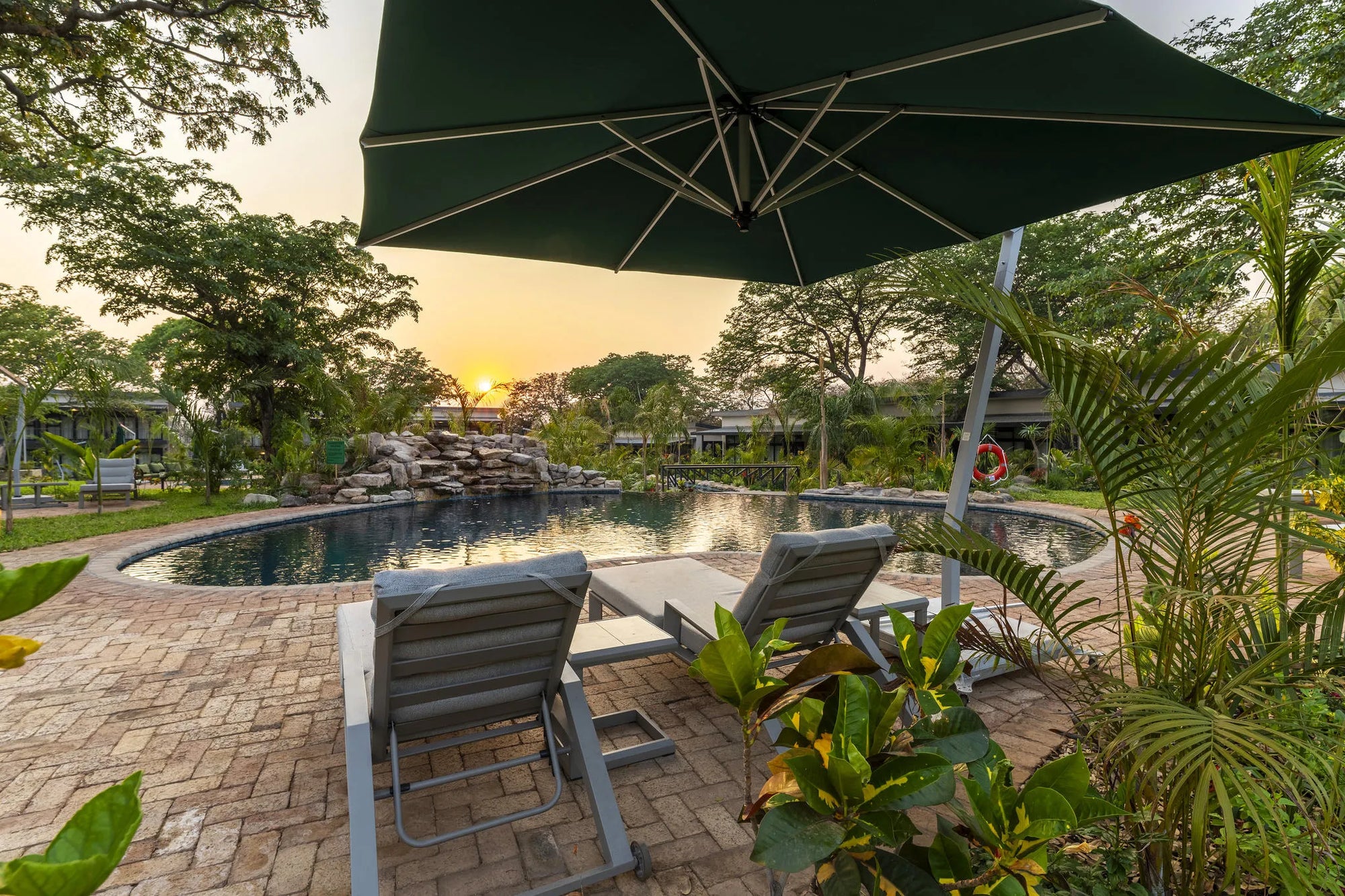 Waterfalls Lodge - Pool at Waterfalls Lodge, Victoria Falls (Zimbabwe), Zimbabwe.