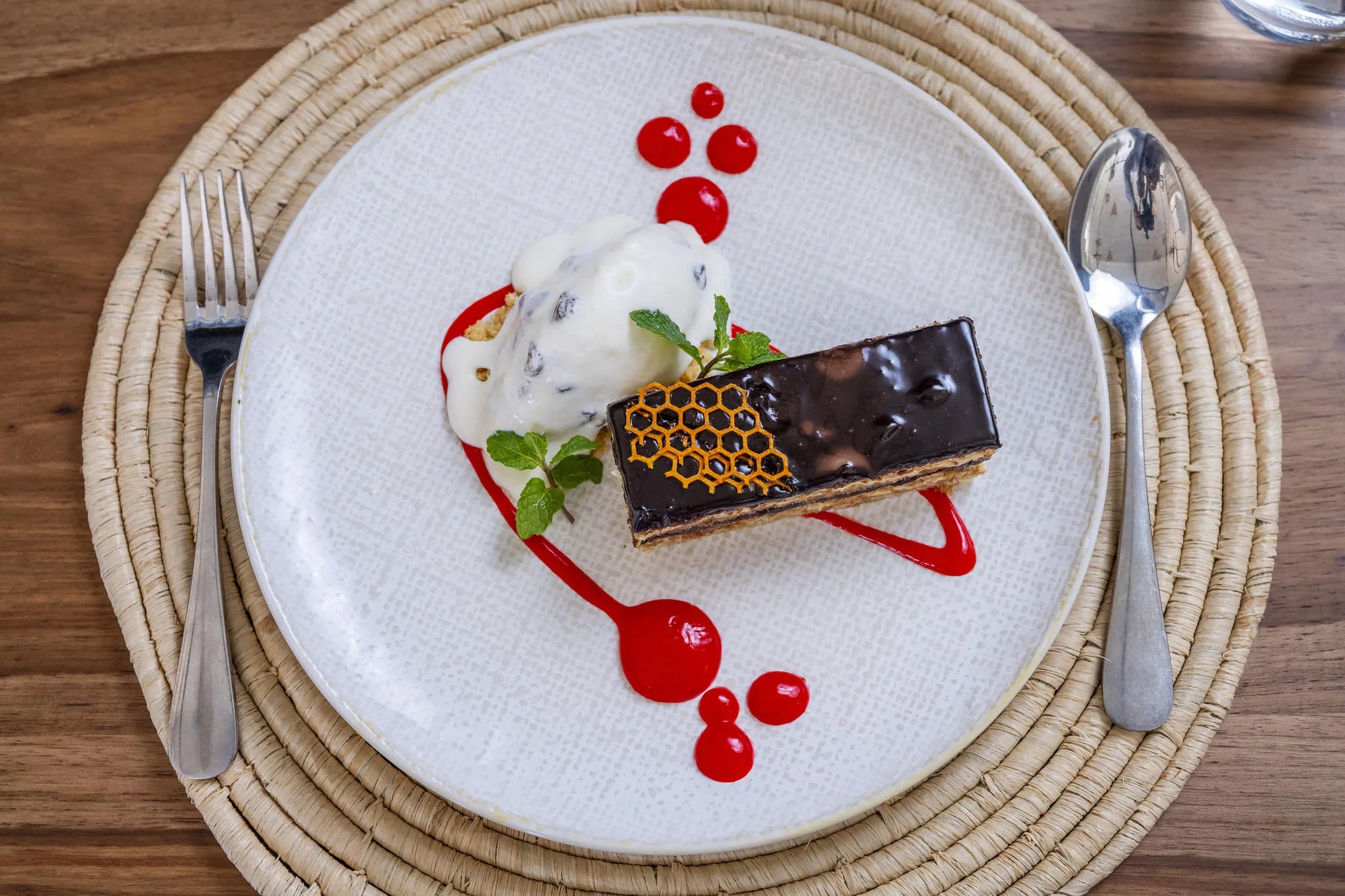 Waterfalls Lodge - Dessert at Waterfalls Lodge, Victoria Falls (Zimbabwe), Zimbabwe.