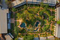 Waterfalls Lodge - Birds eye view