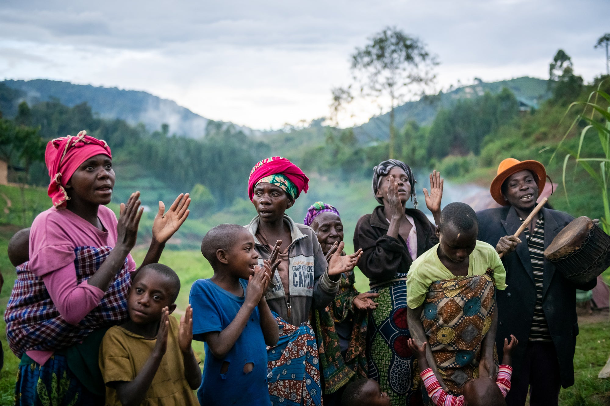 Batwe community near the lodge
