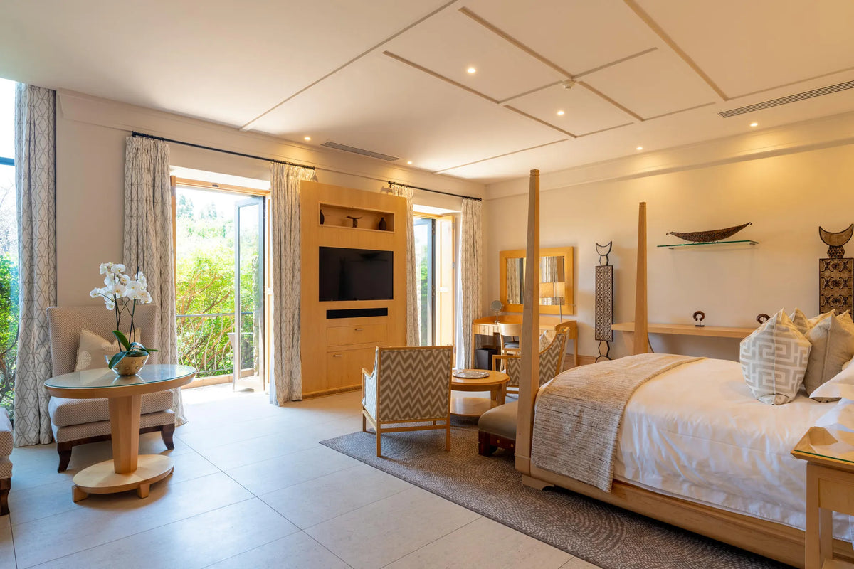 Villa Presidential Suite at Saxon Hotel Villas & Spa, Johannesburg, South Africa.