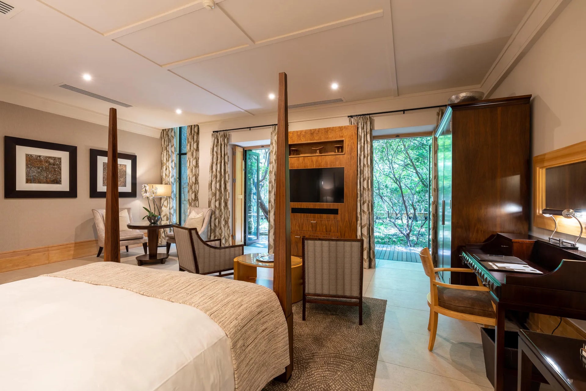 Villa Luxury Suite at Saxon Hotel Villas & Spa, Johannesburg, South Africa.