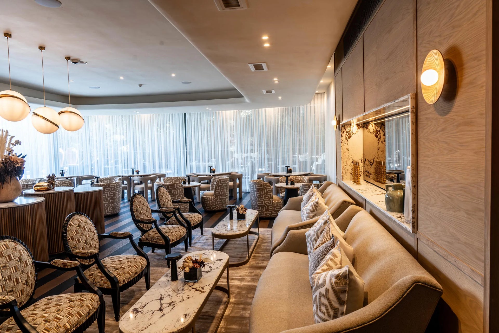 Piano Lounge at Saxon Hotel Villas & Spa, Johannesburg, South Africa.