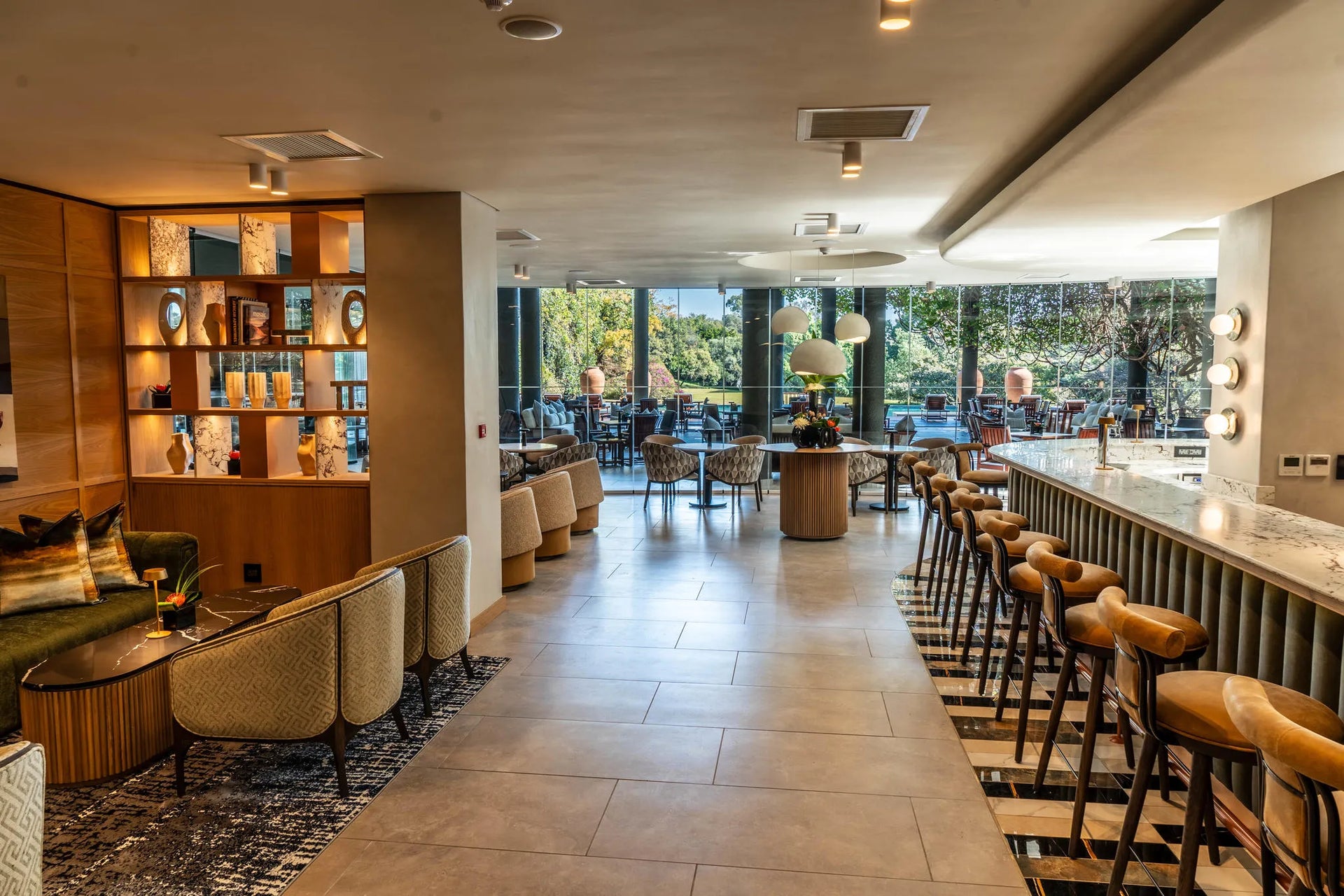 Olive Bar at Saxon Hotel Villas & Spa, Johannesburg, South Africa.