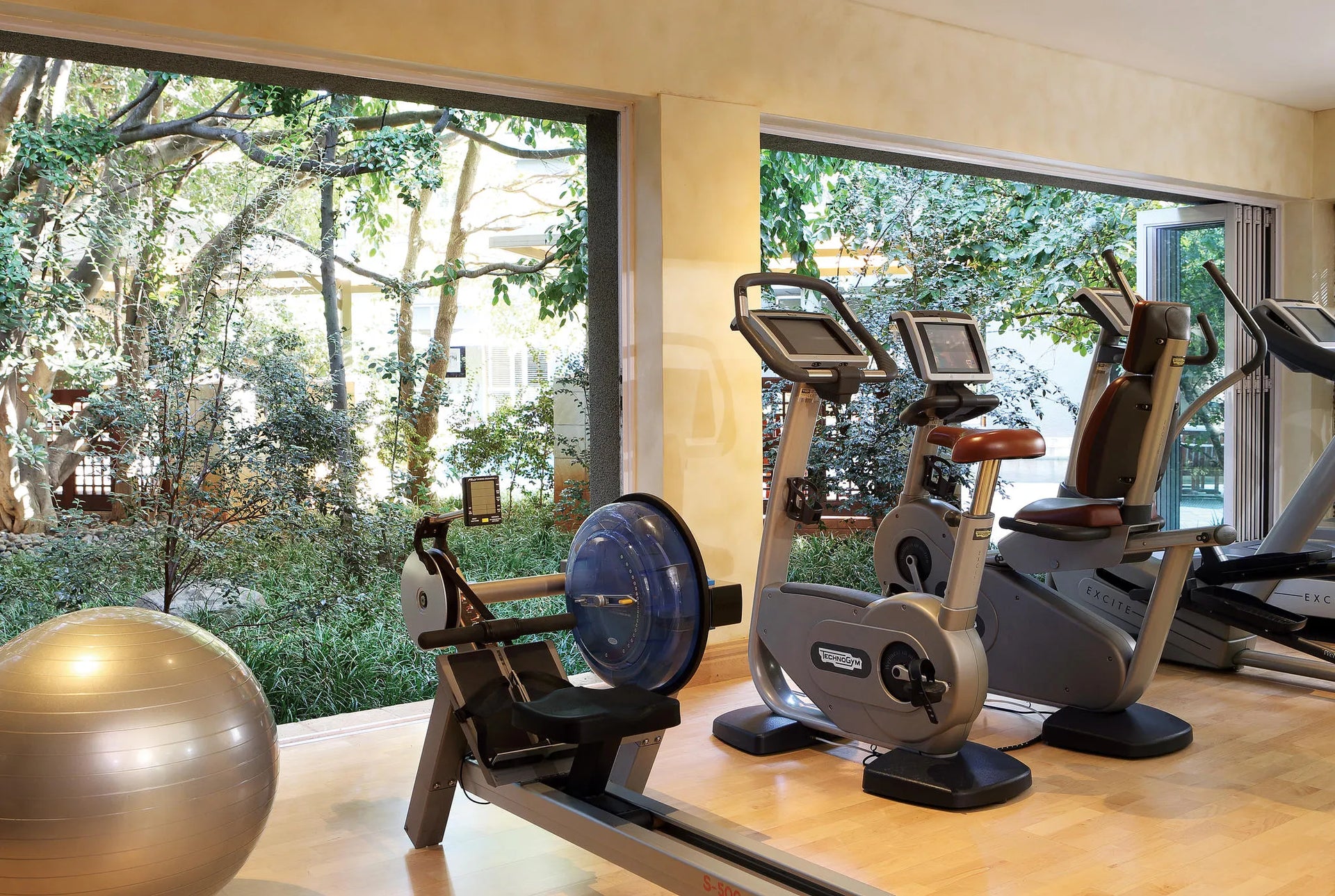 Fitness Centre at Saxon Hotel Villas & Spa, Johannesburg, South Africa.