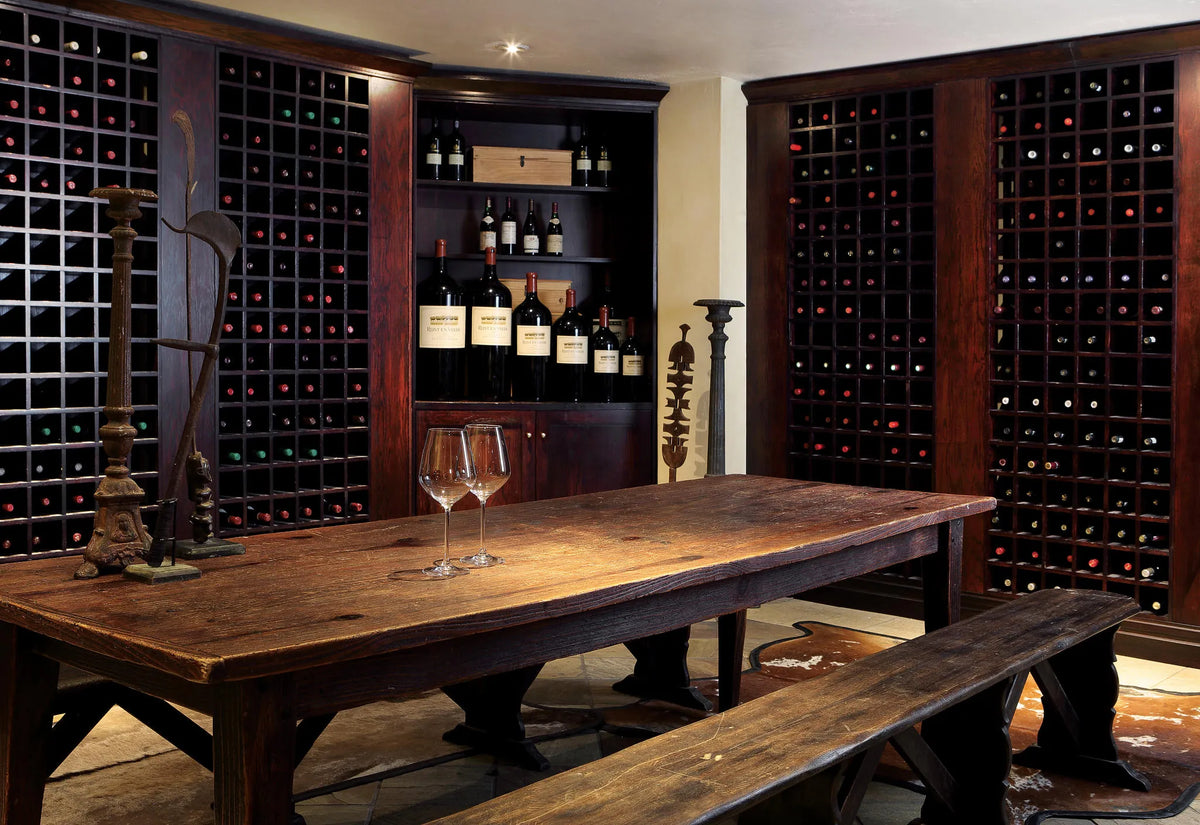Red Wine Cellar at Saxon Hotel Villas & Spa, Johannesburg, South Africa.