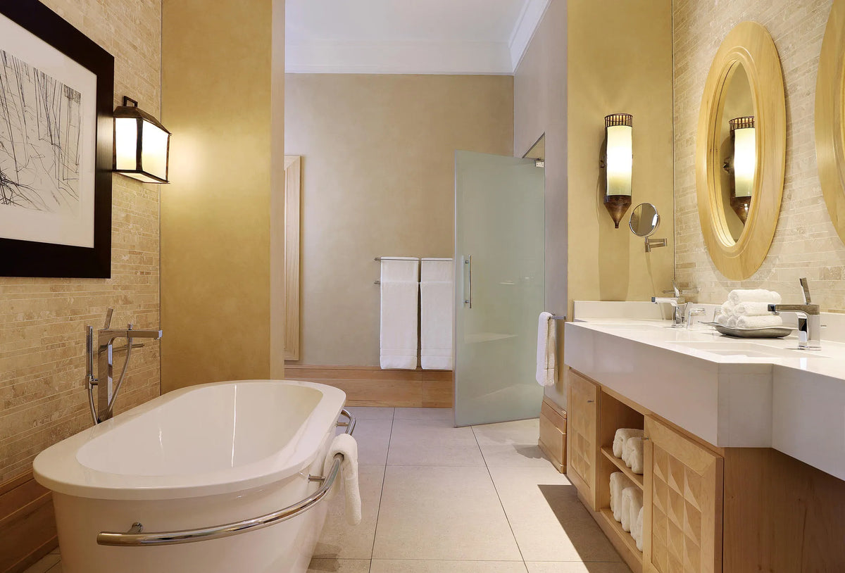 Villa Luxury Suite Bathroom at Saxon Hotel Villas & Spa, Johannesburg, South Africa.