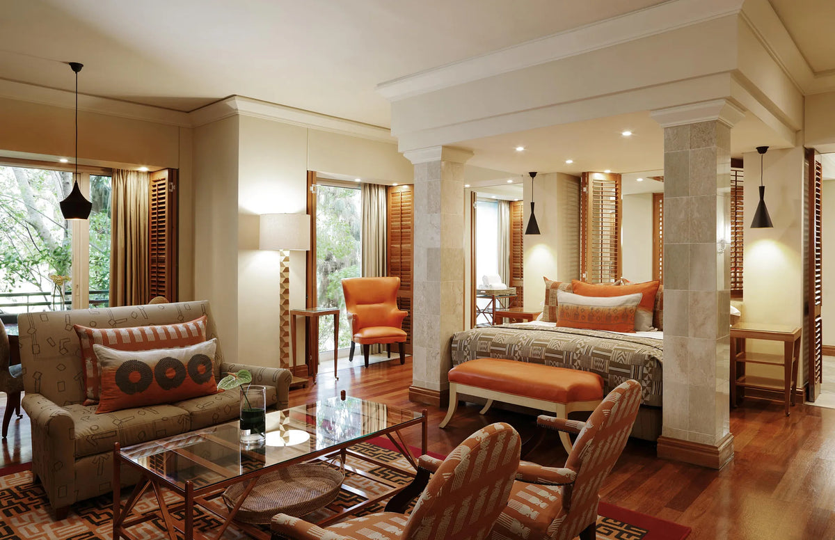 Luxury Suite at Saxon Hotel Villas & Spa, Johannesburg, South Africa.