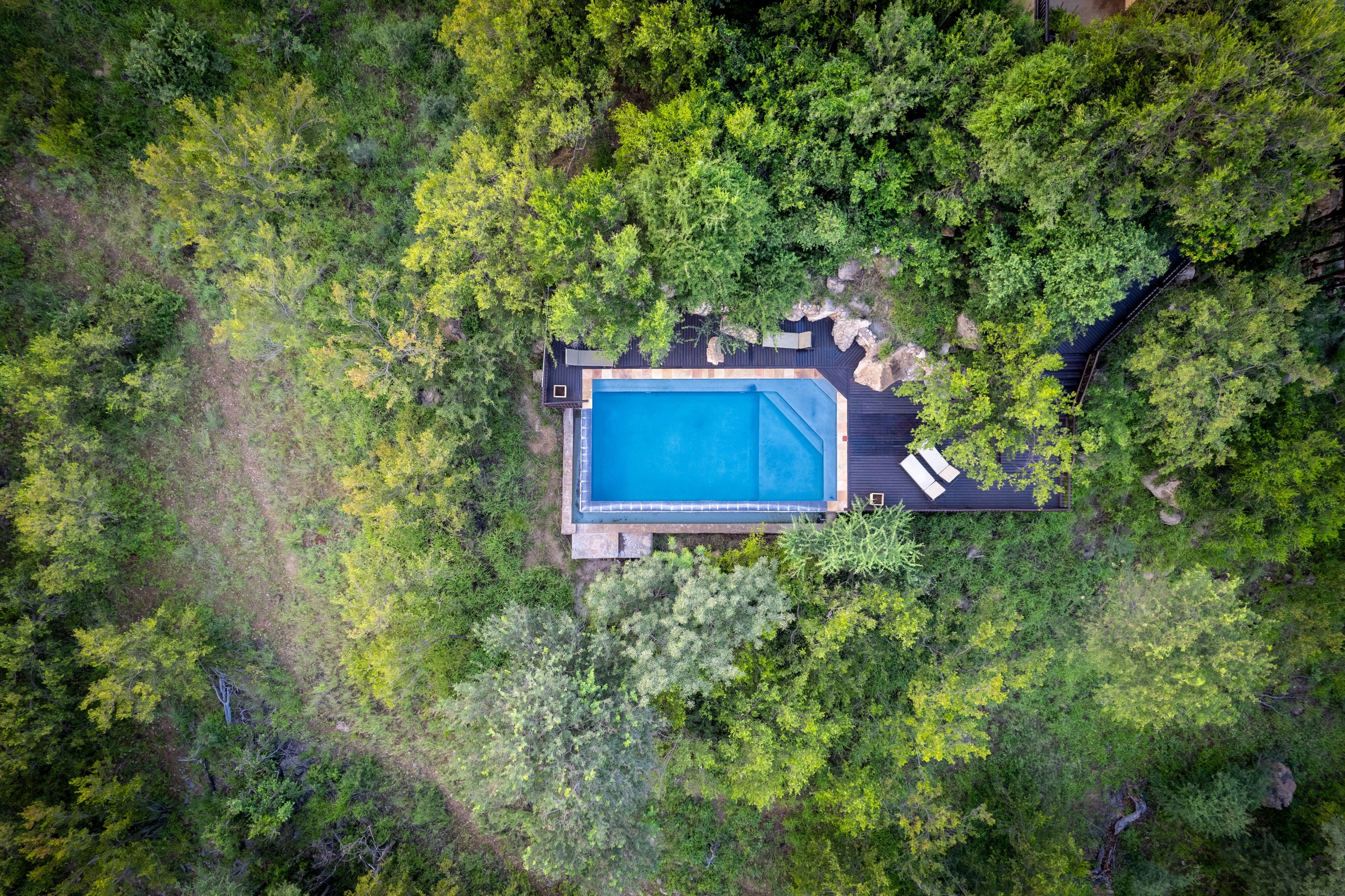 Parsons House from above