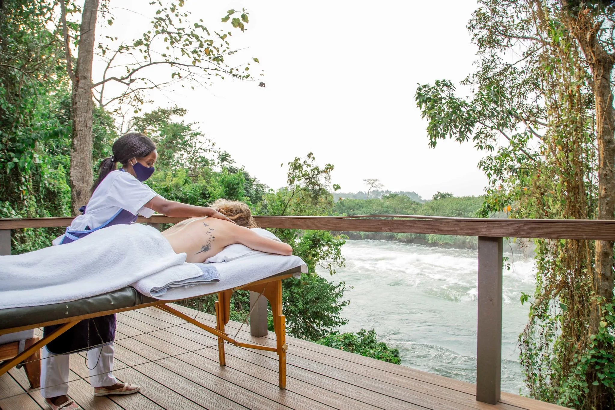 Lemala Wildwaters Lodge - River Nile, Uganda at Lemala Wildwaters Lodge, Jinja, Uganda.