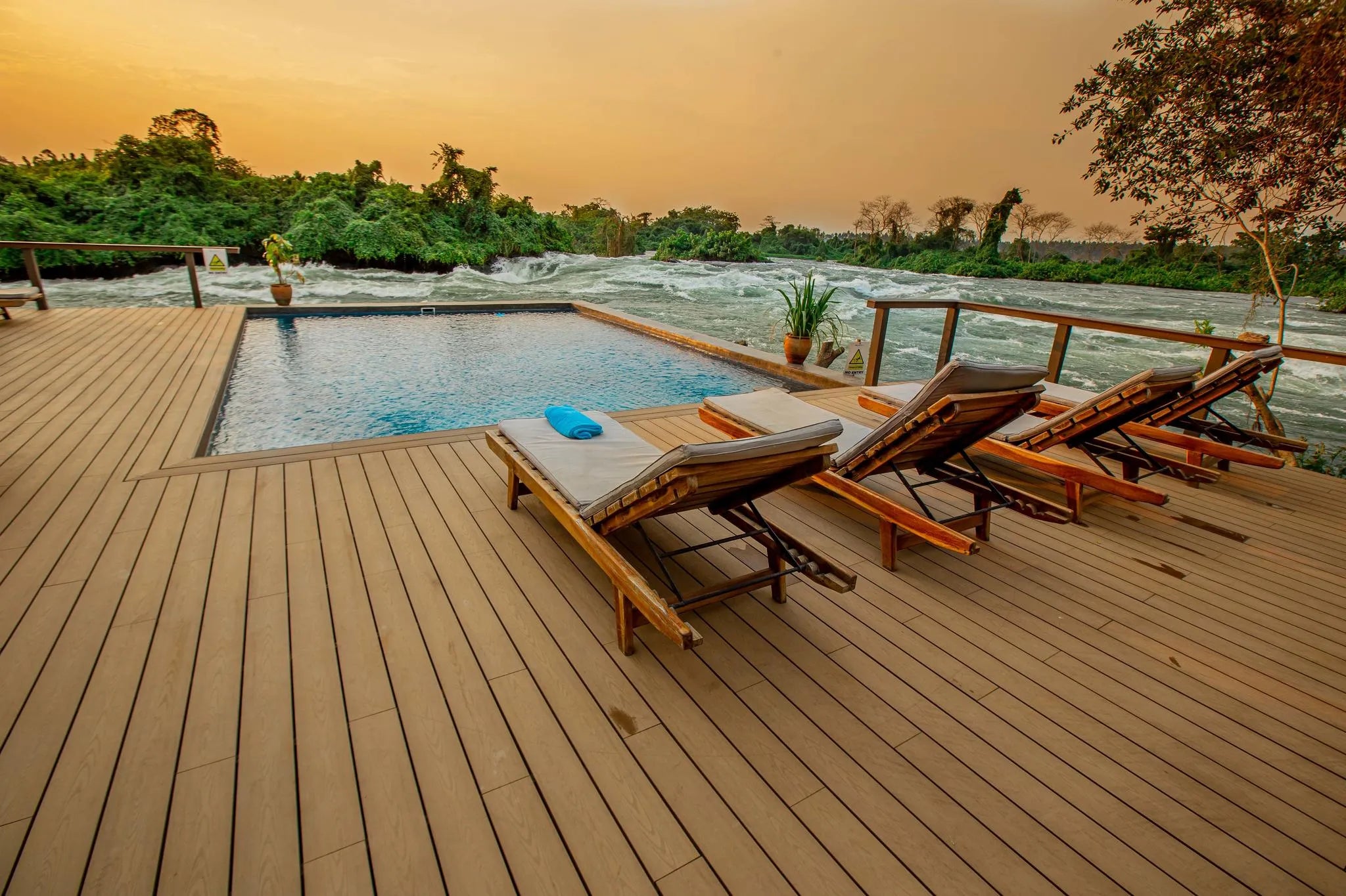 Lemala Wildwaters Lodge - River Nile, Uganda at Lemala Wildwaters Lodge, Jinja, Uganda.