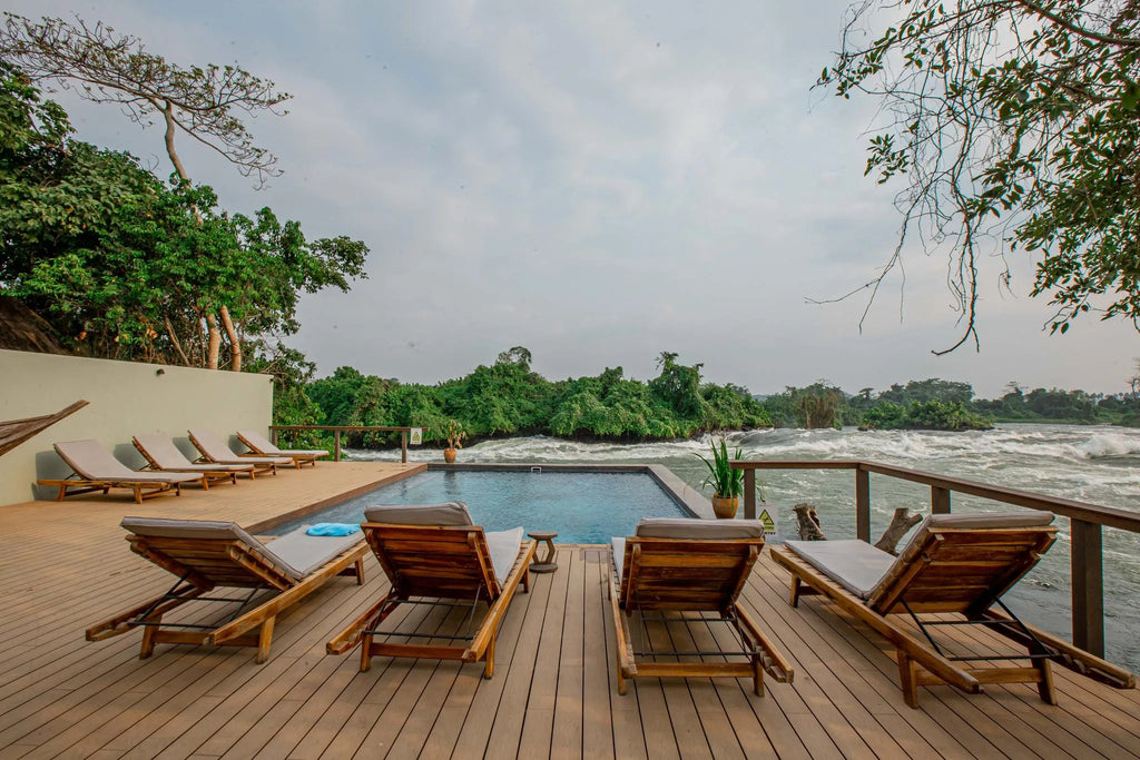 Lemala Wildwaters Lodge - River Nile, Uganda at Lemala Wildwaters Lodge, Jinja, Uganda.