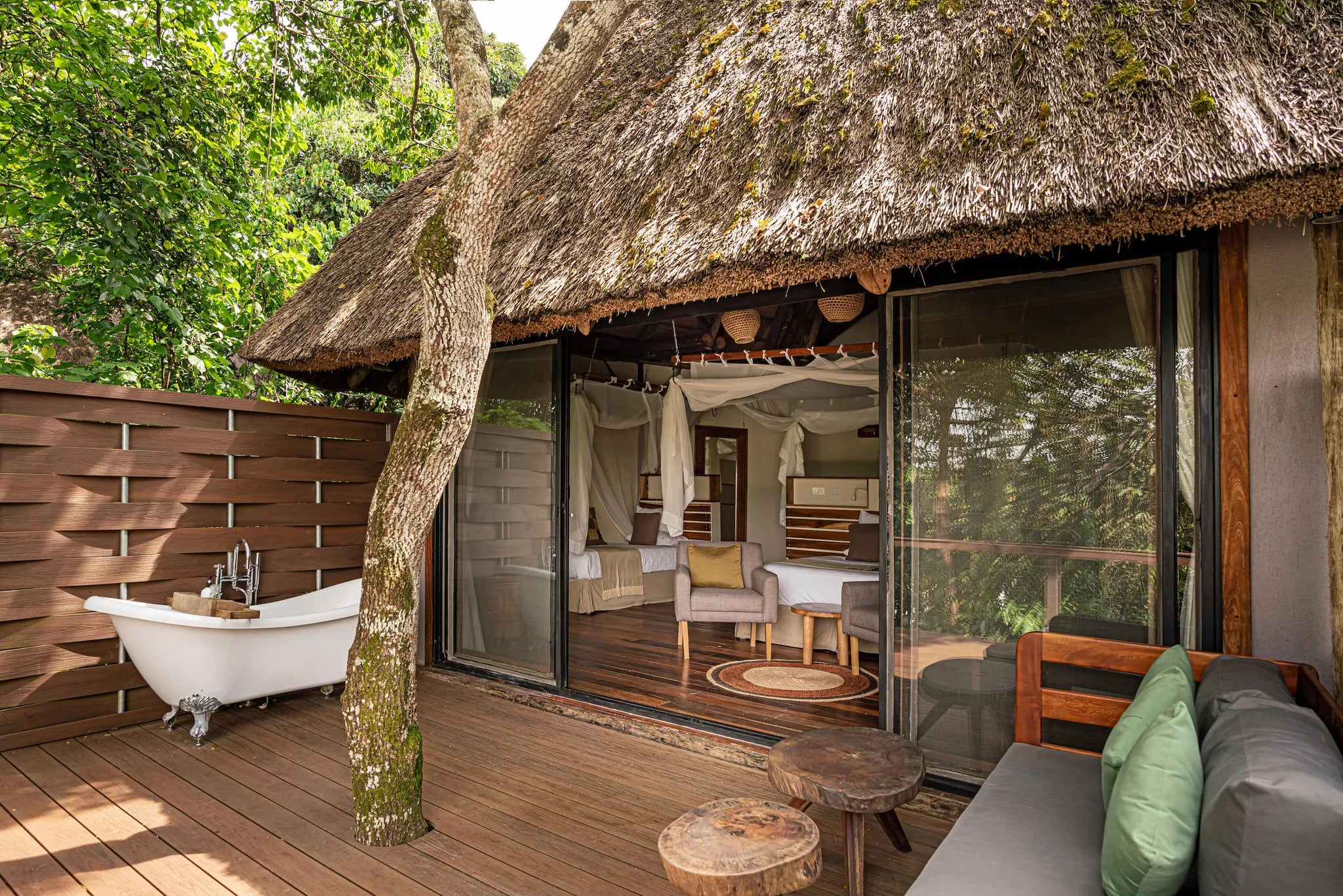 Lemala Wildwaters Lodge - River Nile, Uganda at Lemala Wildwaters Lodge, Jinja, Uganda.