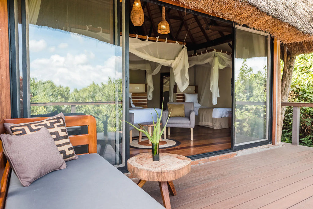Lemala Wildwaters Lodge - River Nile, Uganda at Lemala Wildwaters Lodge, Jinja, Uganda.