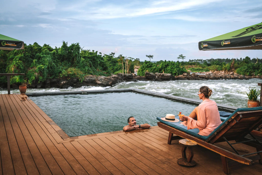 Lemala Wildwaters Lodge - River Nile, Uganda at Lemala Wildwaters Lodge, Jinja, Uganda.