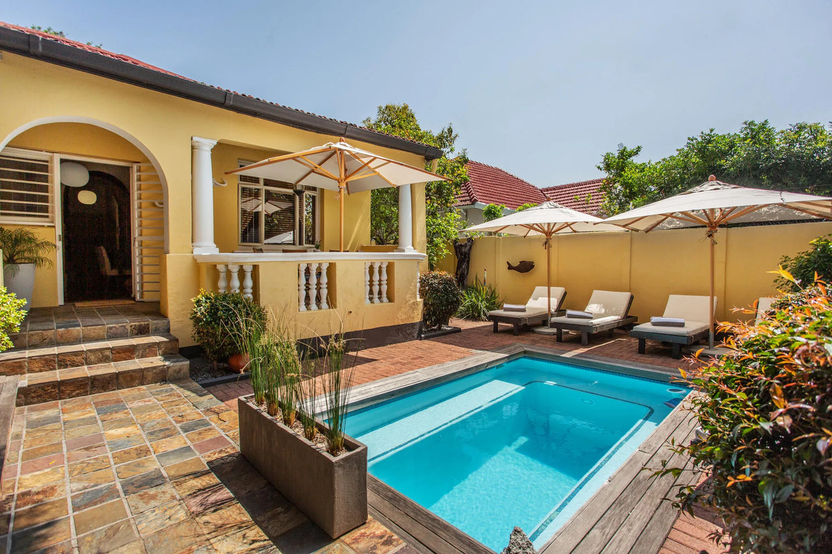 Pool at Tom's Guest House, Cape Town, South Africa.