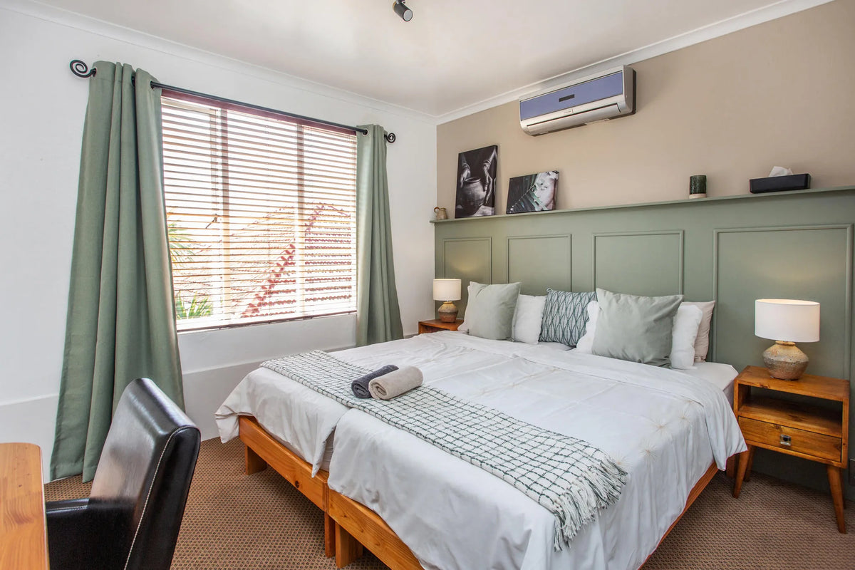 Bedroom at Tom's Guest House, Cape Town, South Africa.