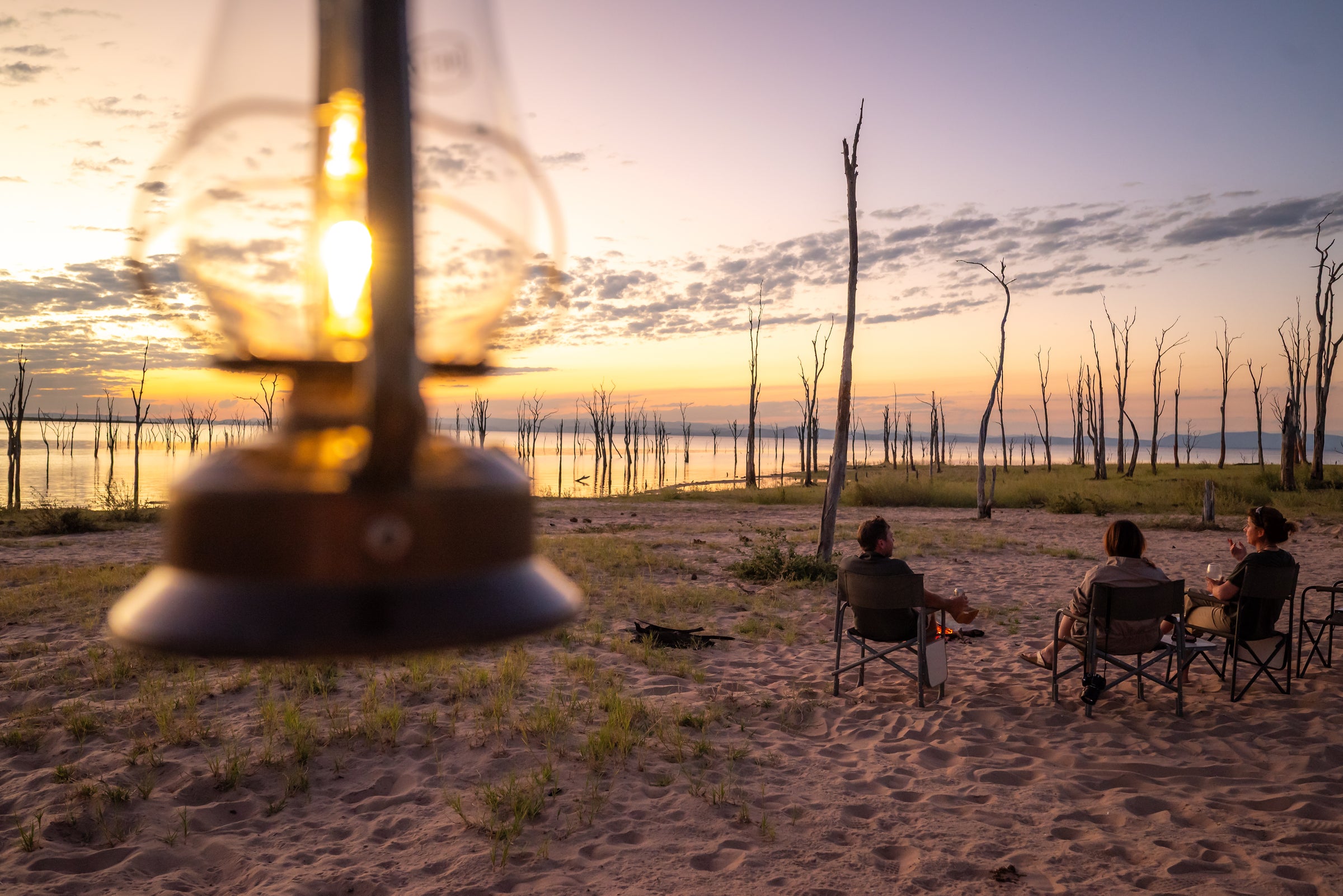 Sundowners and Sunset on Rhino Island
