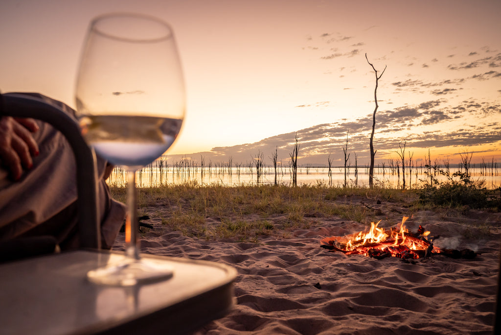 Sundowners and Sunset on Rhino Island