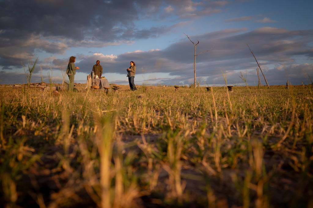 Sundowners and Sunset on Rhino Island