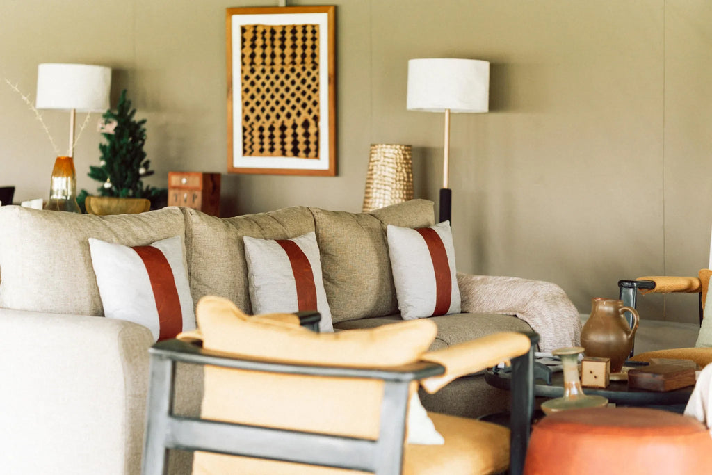 Lounge at Awali Serengeti Camp, Central Serengeti, Tanzania.