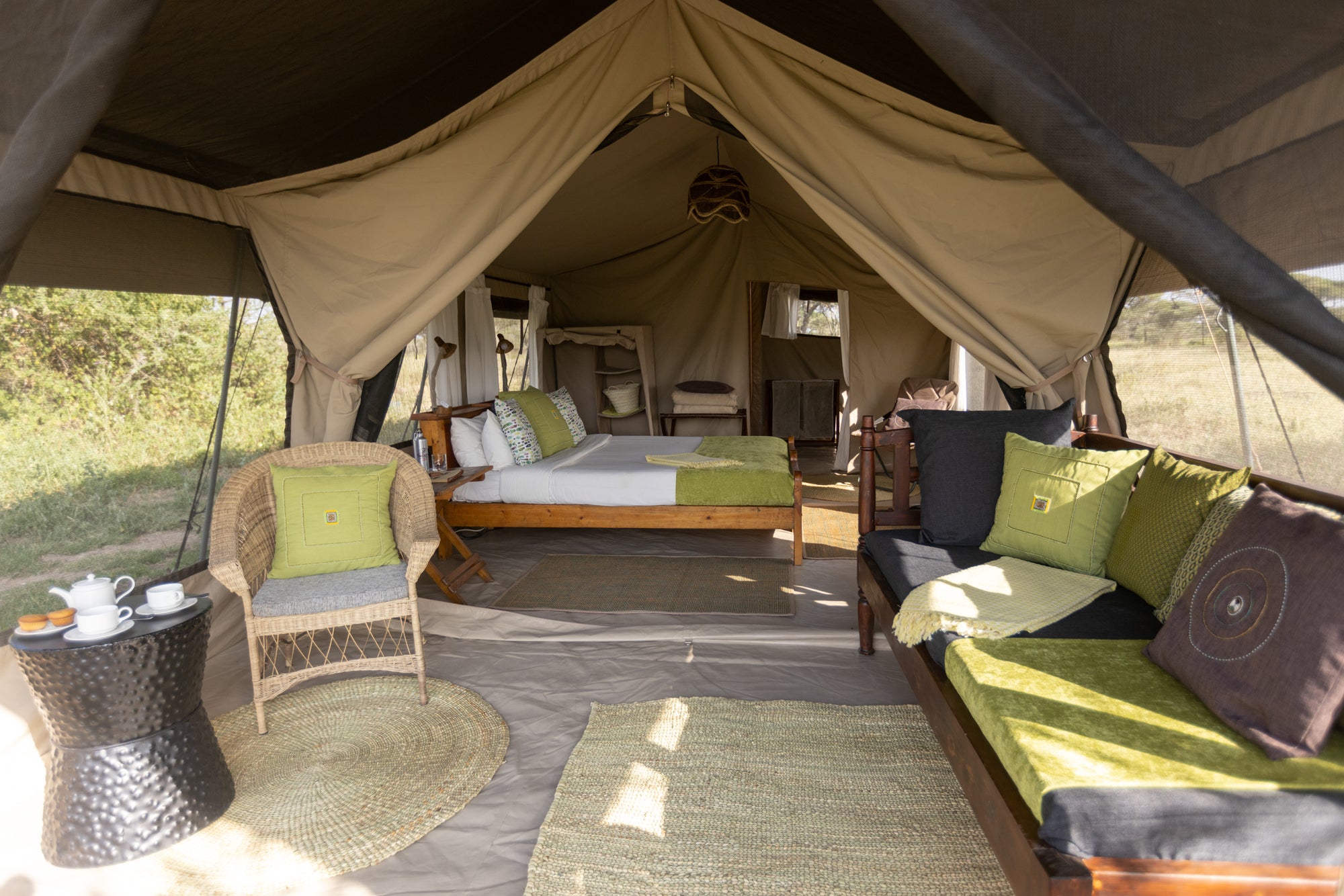 Serengeti North Wilderness Camp - double guest tent