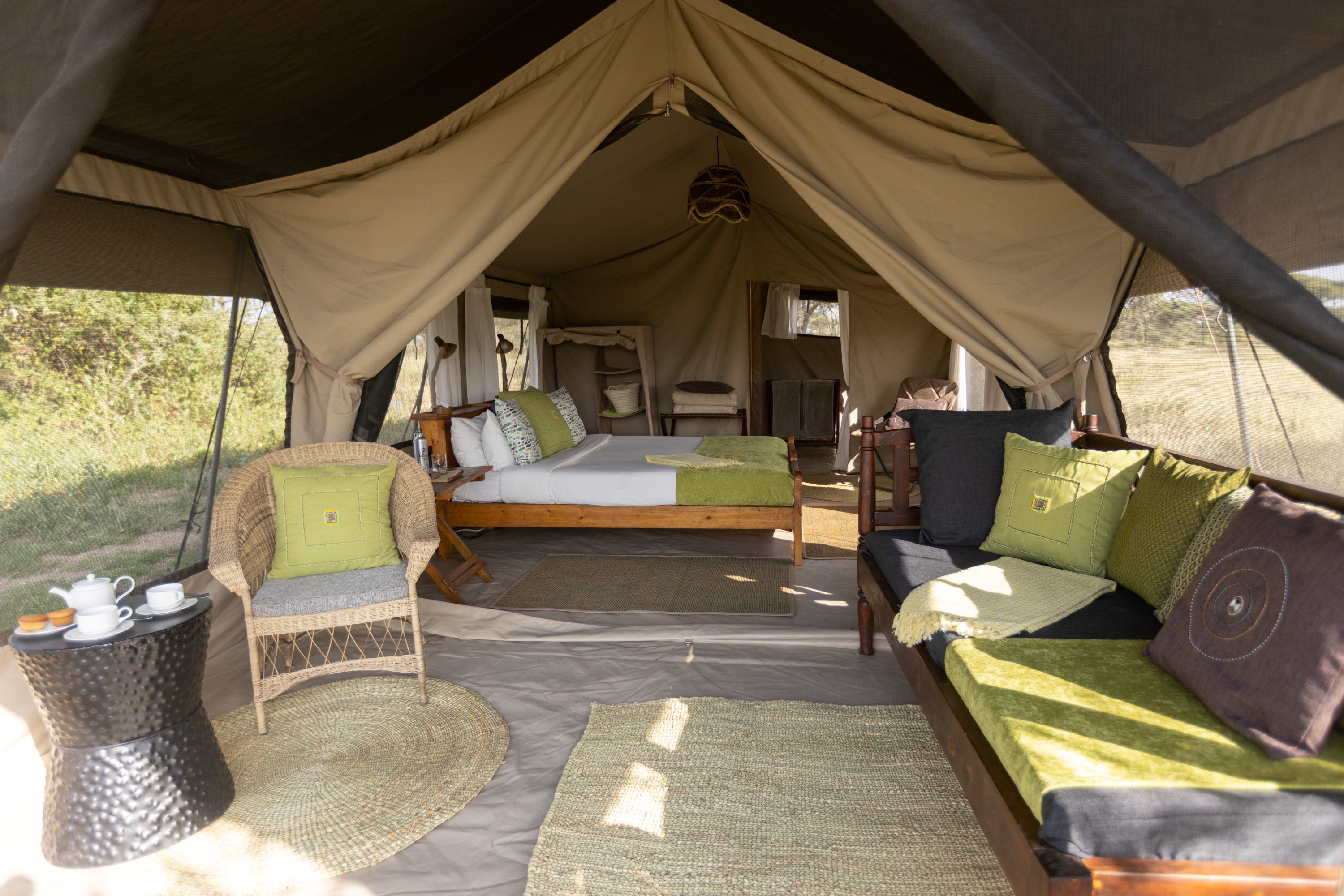 Serengeti North Wilderness Camp - double guest tent