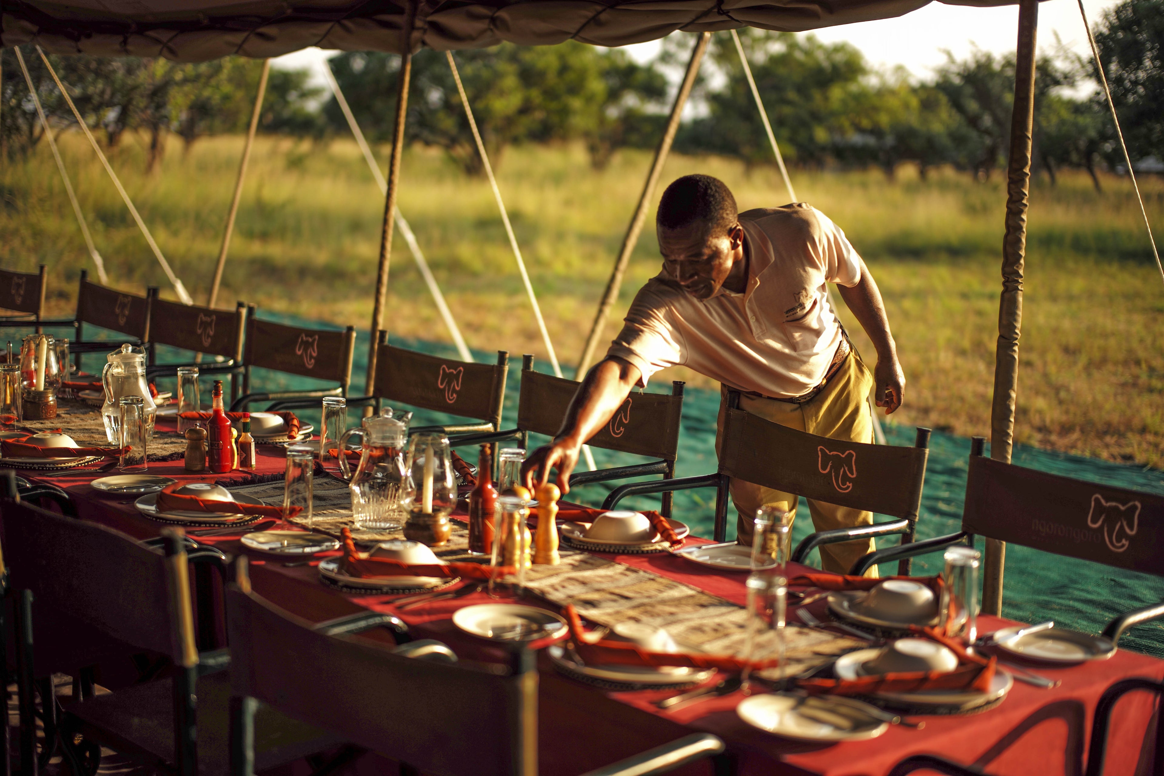 Serengeti North Wilderness Camp - Dining tent