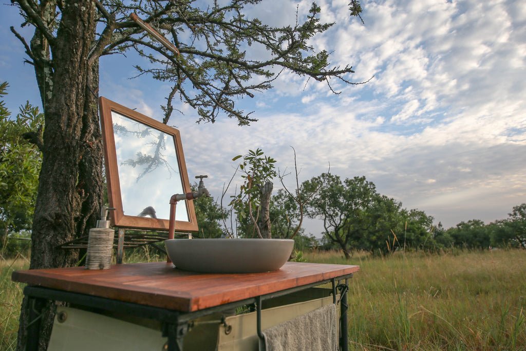 Serengeti North Wilderness Camp -Outdoor hand basin