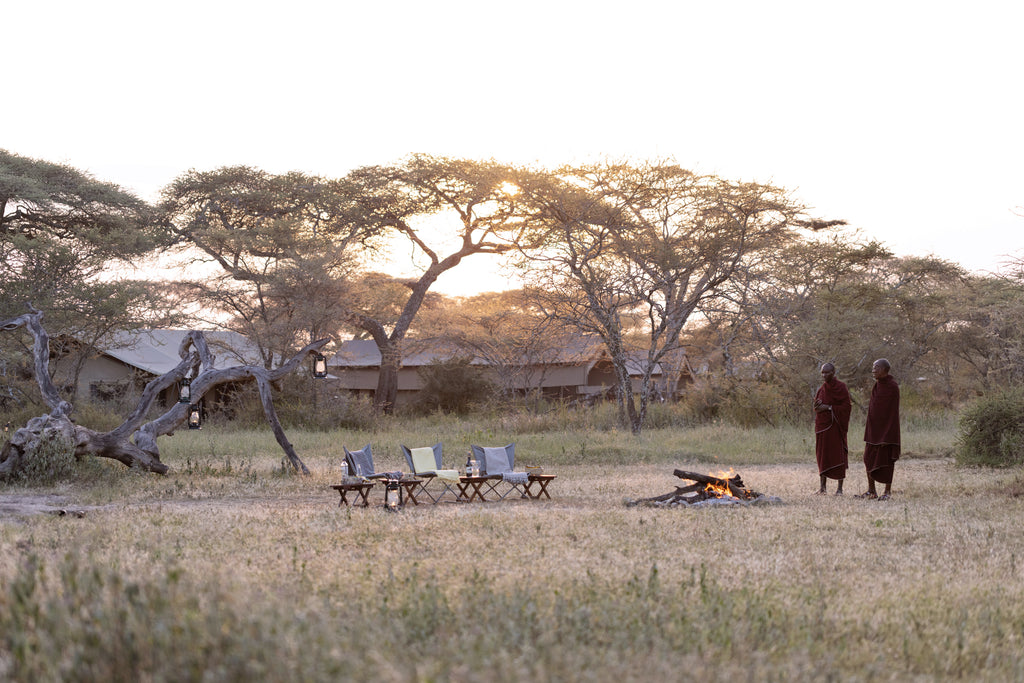 Ndutu Wilderness Camp Campfire