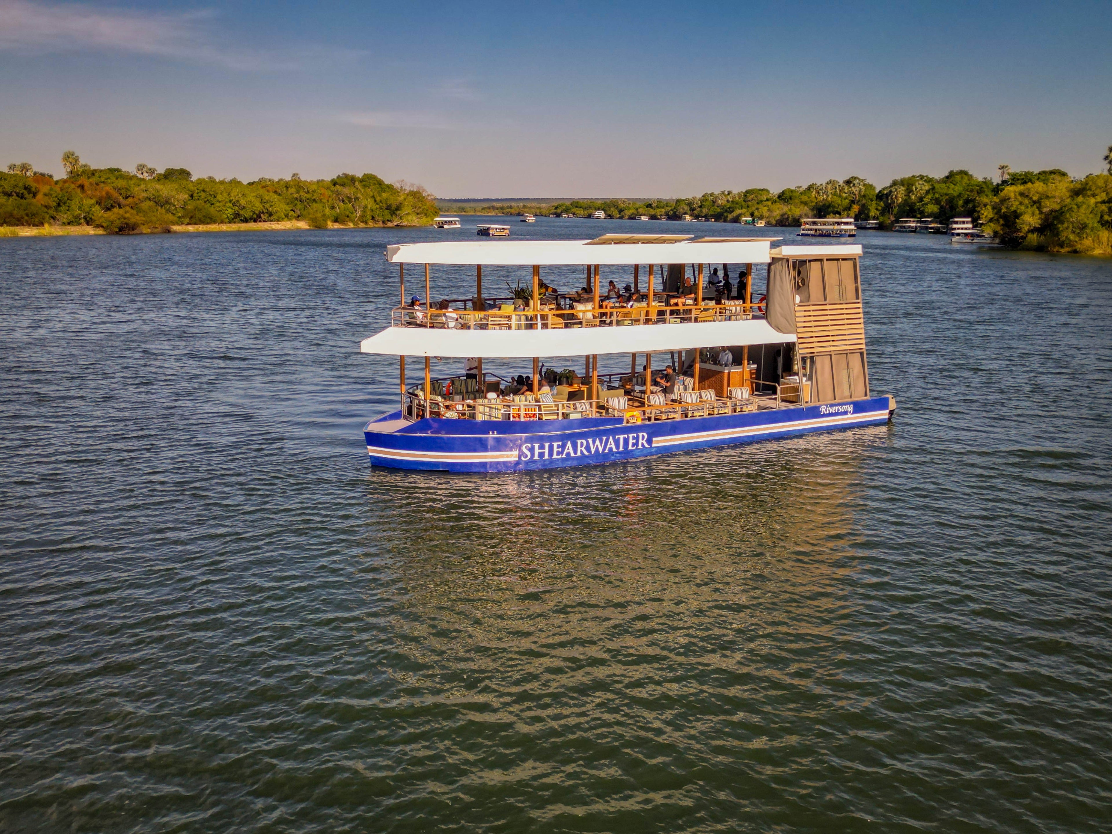 Shearwater Victoria Falls Luxury Sunset Boat Cruise