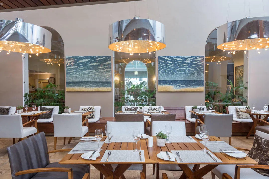 The Square Restaurant at Vineyard Hotel, Cape Town, South Africa.