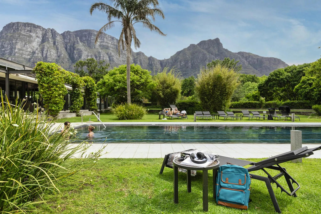 Swimming Pool at Vineyard Hotel, Cape Town, South Africa.