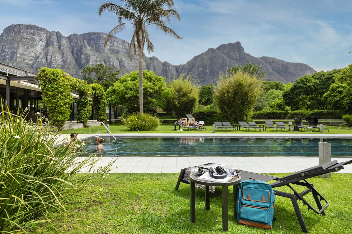 Swimming Pool at Vineyard Hotel, Cape Town, South Africa.