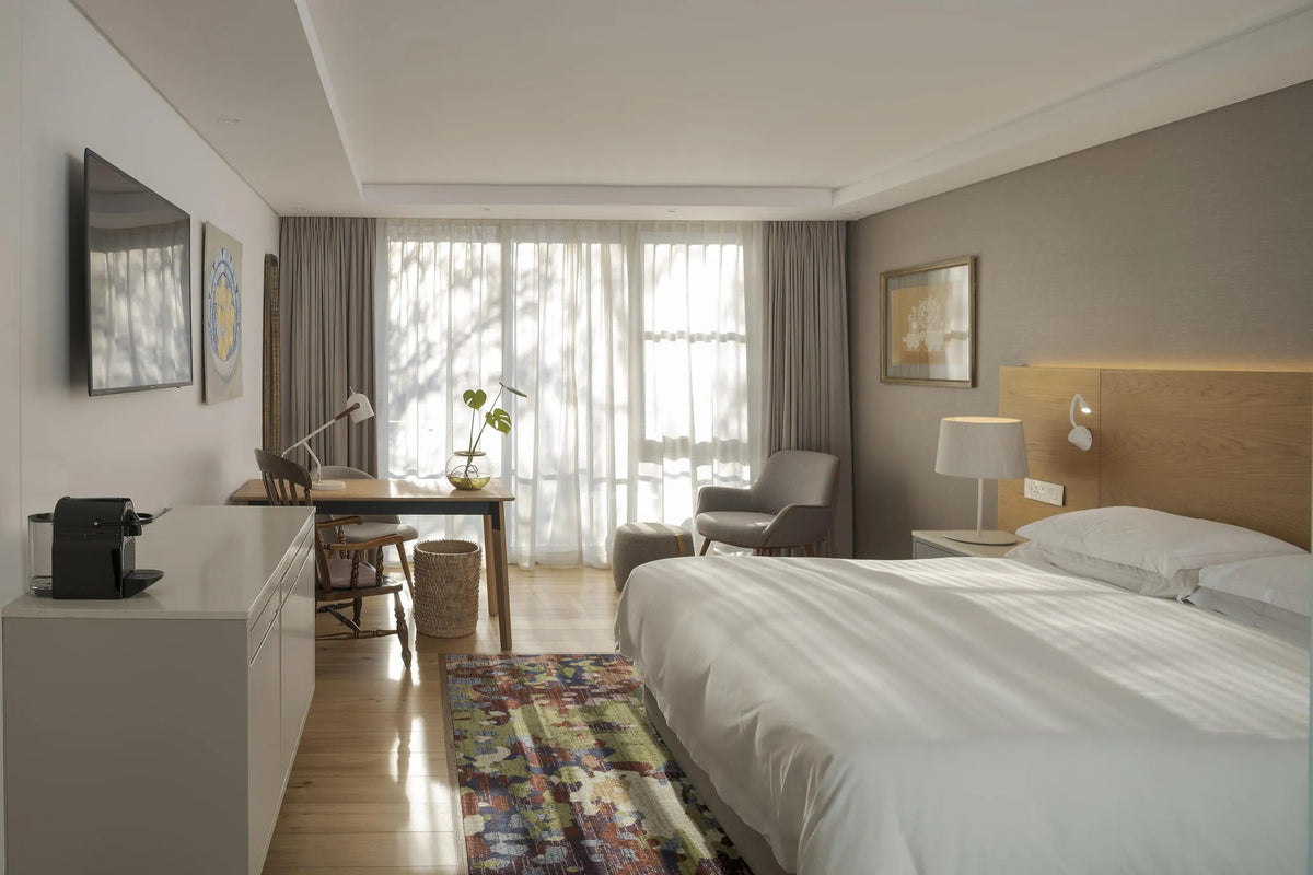 Courtyard Deluxe Room at Vineyard Hotel, Cape Town, South Africa.