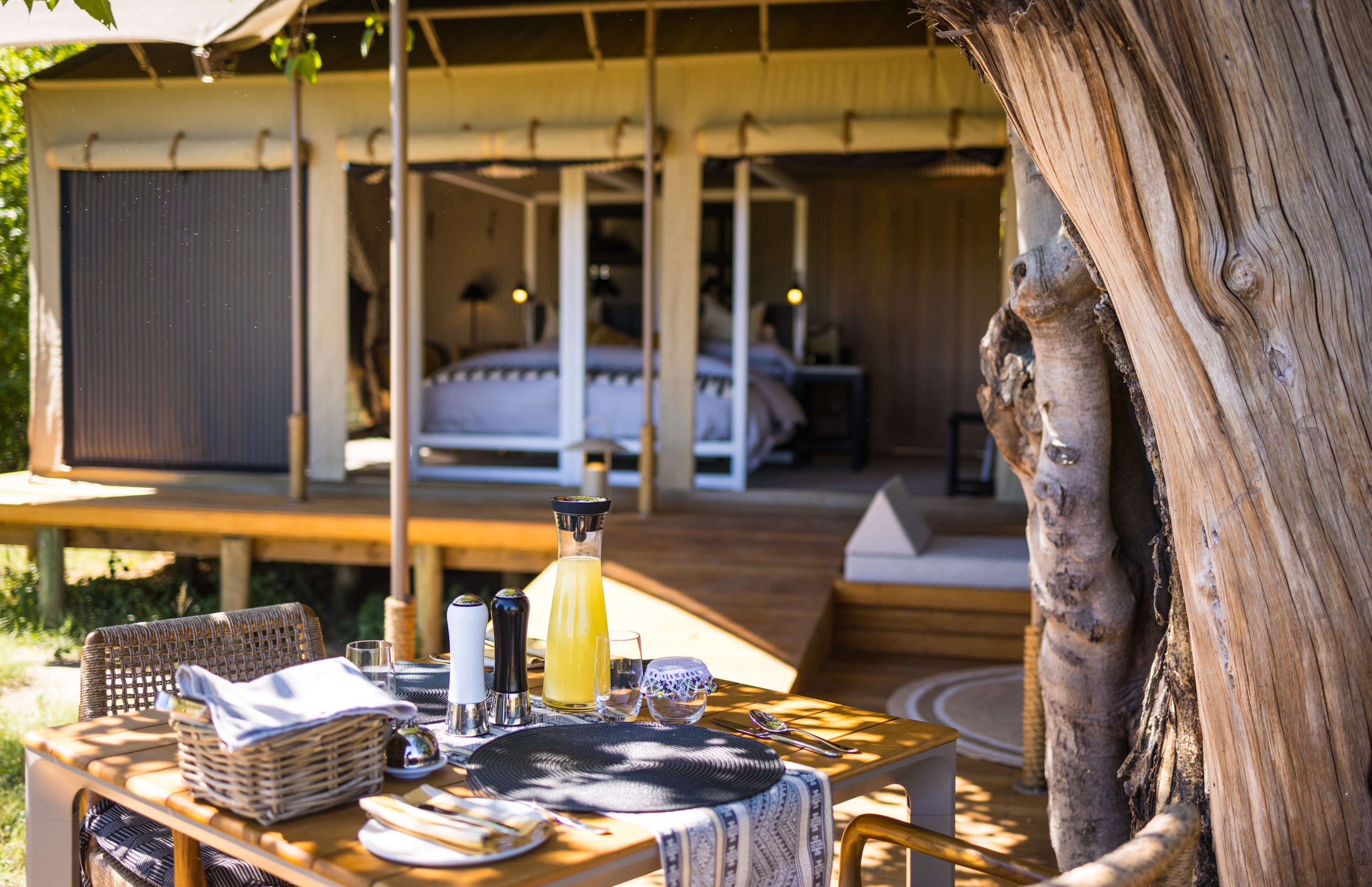 Luxury Tent Deck