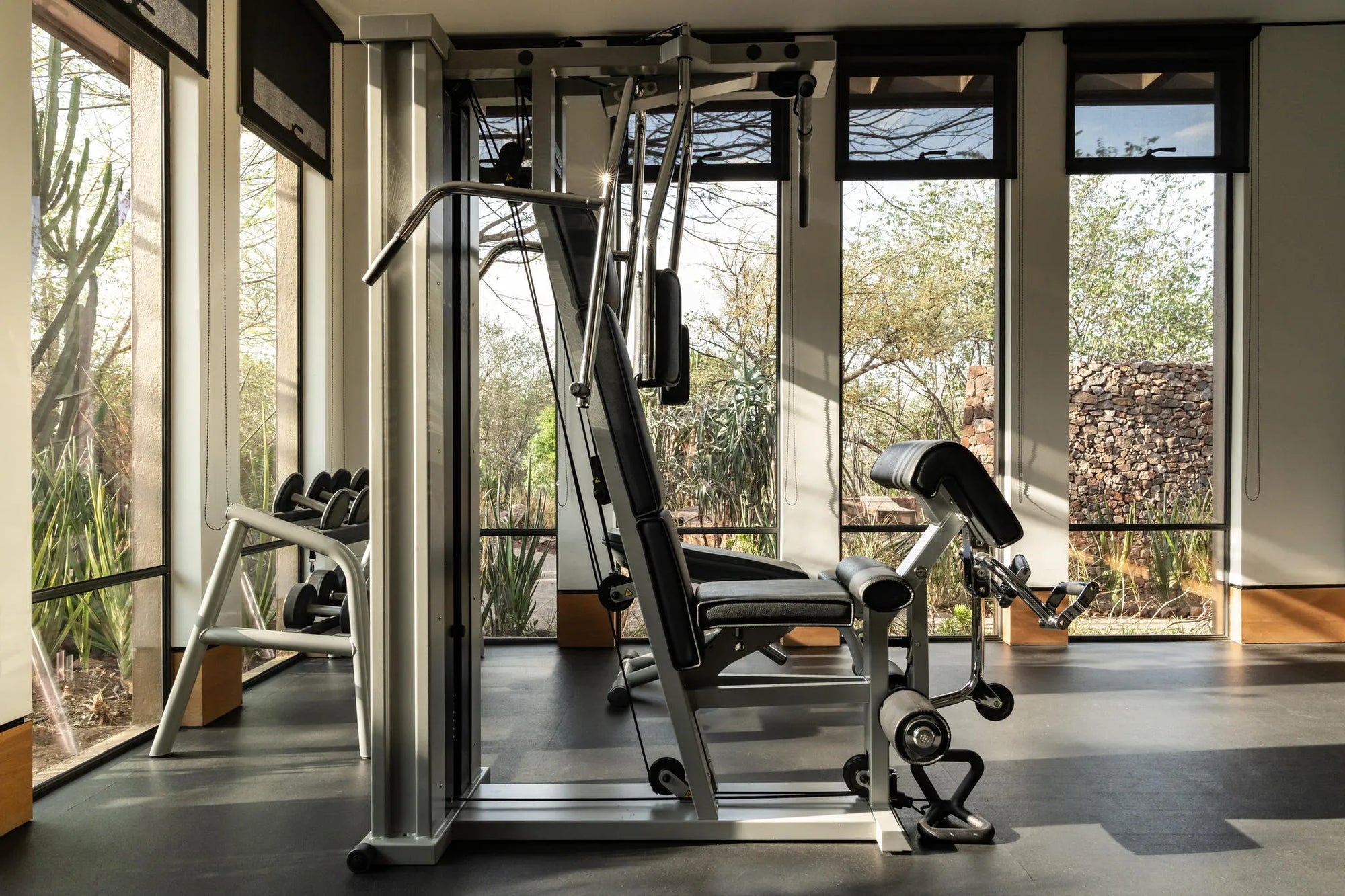 Singita Kilima Fitness Centre at Singita Kilima, Singita Serengeti Grumeti, Tanzania.