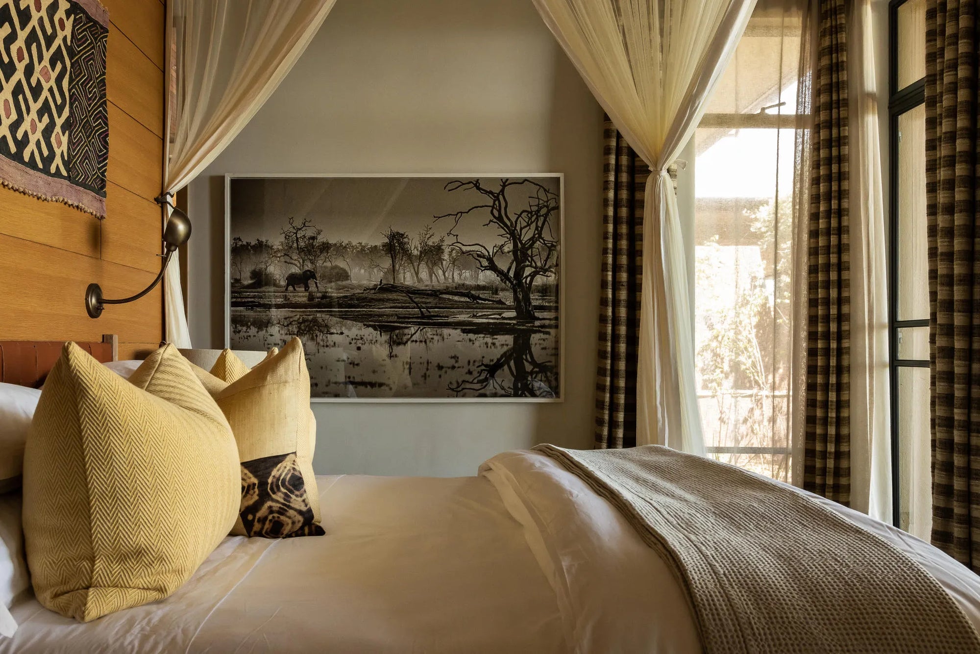 Singita Kilima Bedroom at Singita Kilima, Singita Serengeti Grumeti, Tanzania.
