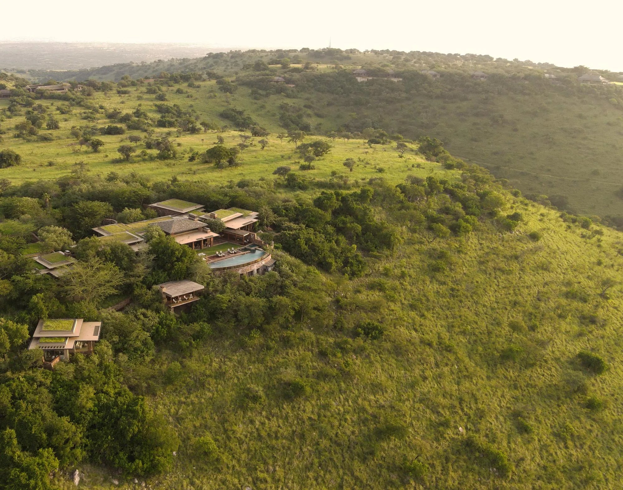 Singita Kilima Aerial View at Singita Kilima, Singita Serengeti Grumeti, Tanzania.