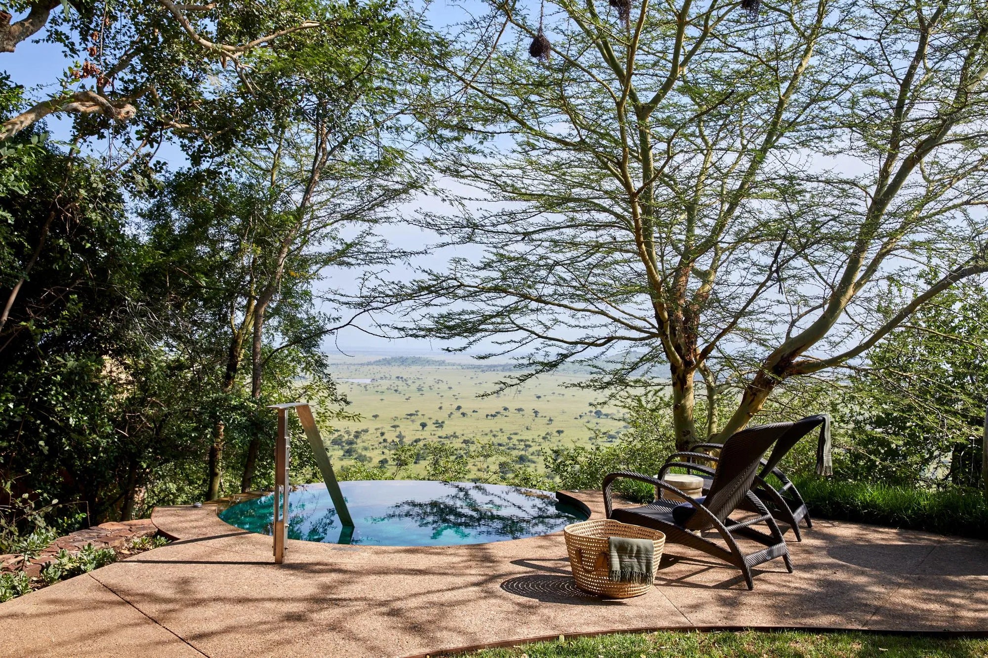 Singita Kilima Plunge Pool at Singita Kilima, Singita Serengeti Grumeti, Tanzania.