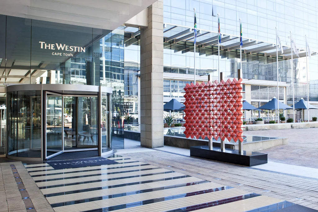Hotel Entrance at The Westin Cape Town, Cape Town, South Africa.