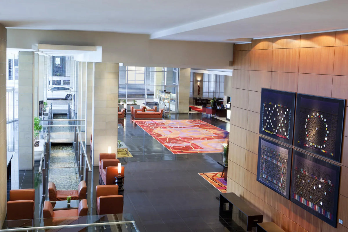 Hotel Lobby at The Westin Cape Town, Cape Town, South Africa.