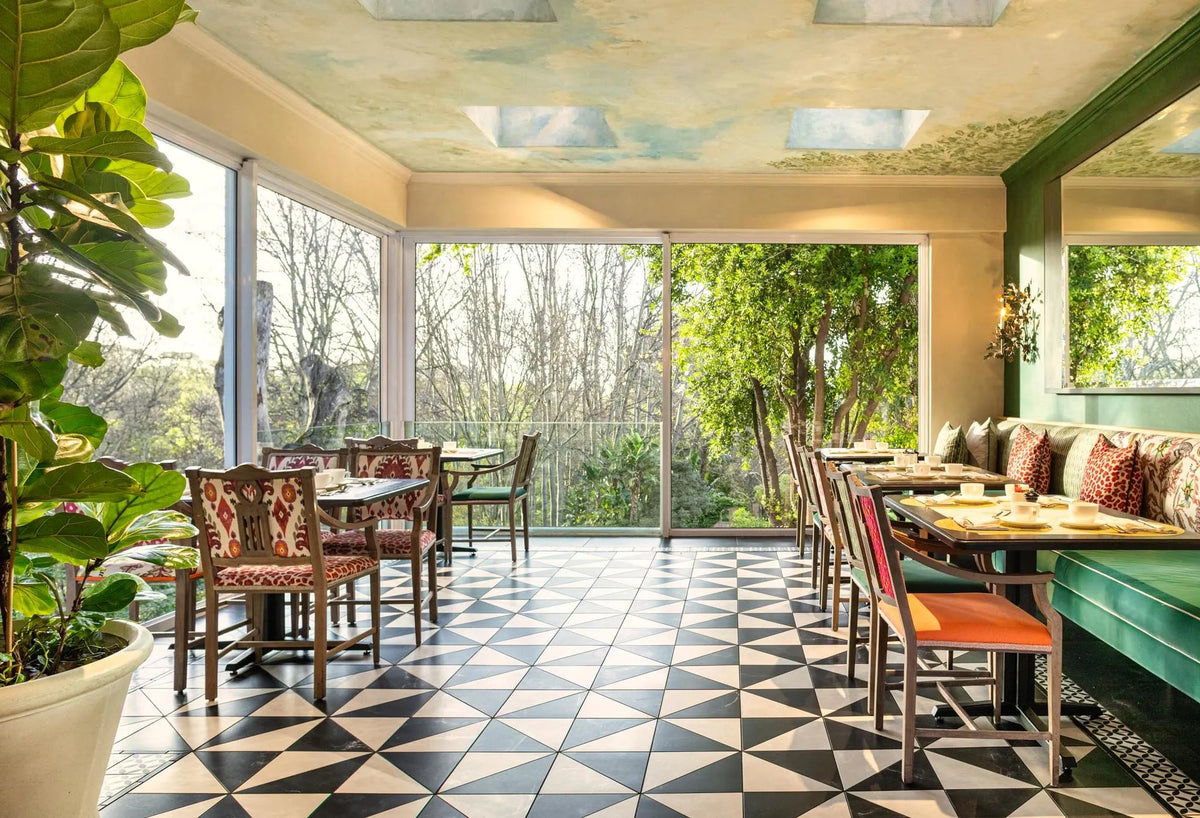 Conservatory Restaurant at The Cellars Hohenort, Cape Town, South Africa.
