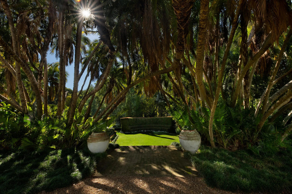 Gardens at The Cellars Hohenort, Cape Town, South Africa.