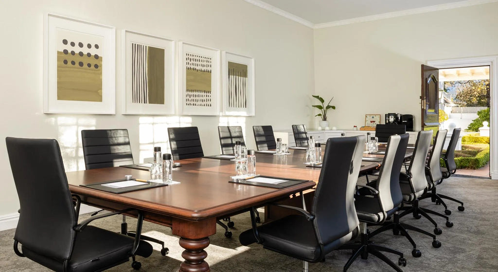 Seeliger Boardroom at The Cellars Hohenort, Cape Town, South Africa.