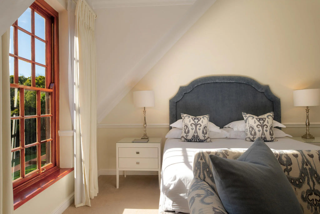 Double Room at The Cellars Hohenort, Cape Town, South Africa.