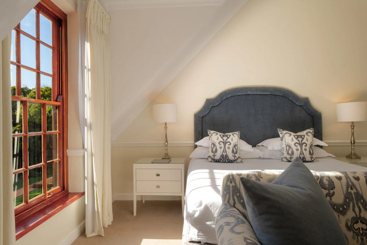 Double Room at The Cellars Hohenort, Cape Town, South Africa.