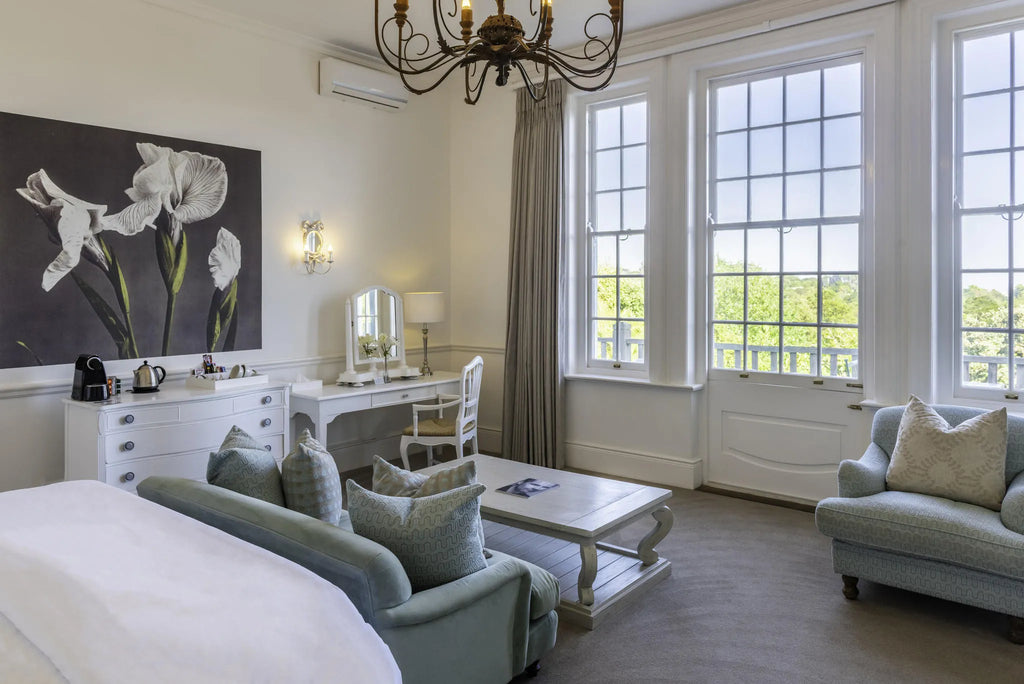 Luxury Double with Verandah at The Cellars Hohenort, Cape Town, South Africa.