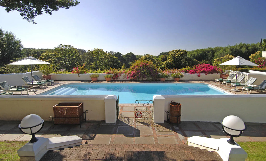 Hohenort Pool at The Cellars Hohenort, Cape Town, South Africa.